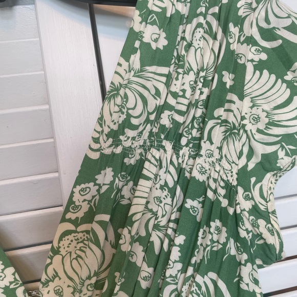 Trashy Diva green mums pinup rockabilly dress size 2 - Picture 5 of 8